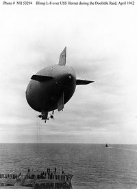 The U.S. Navy blimp L-8, a.k.a. The Ghost Blimp